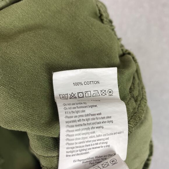 Gramicci Shorts Mens L Olive Green Belted Waist Bermuda Short - Picture 7 of 7